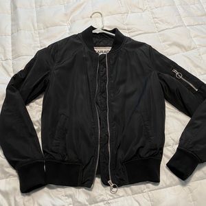 Black Bomber Jacket